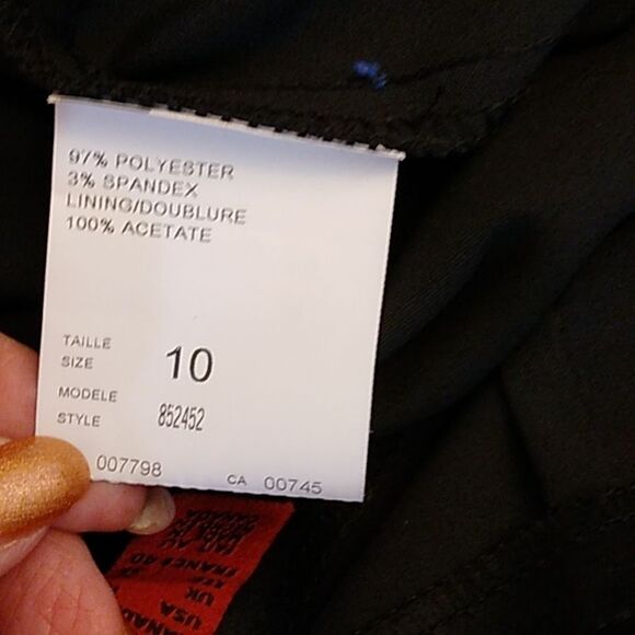 JS Dress Pants Size 10 Cocktail Evening Black  NWOT - Picture 12 of 13